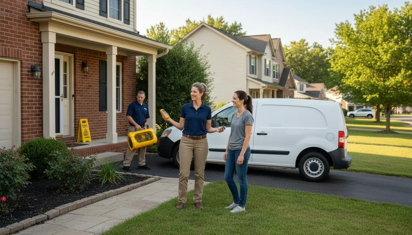 Residential water damage restoration in Dennehotso, AZ